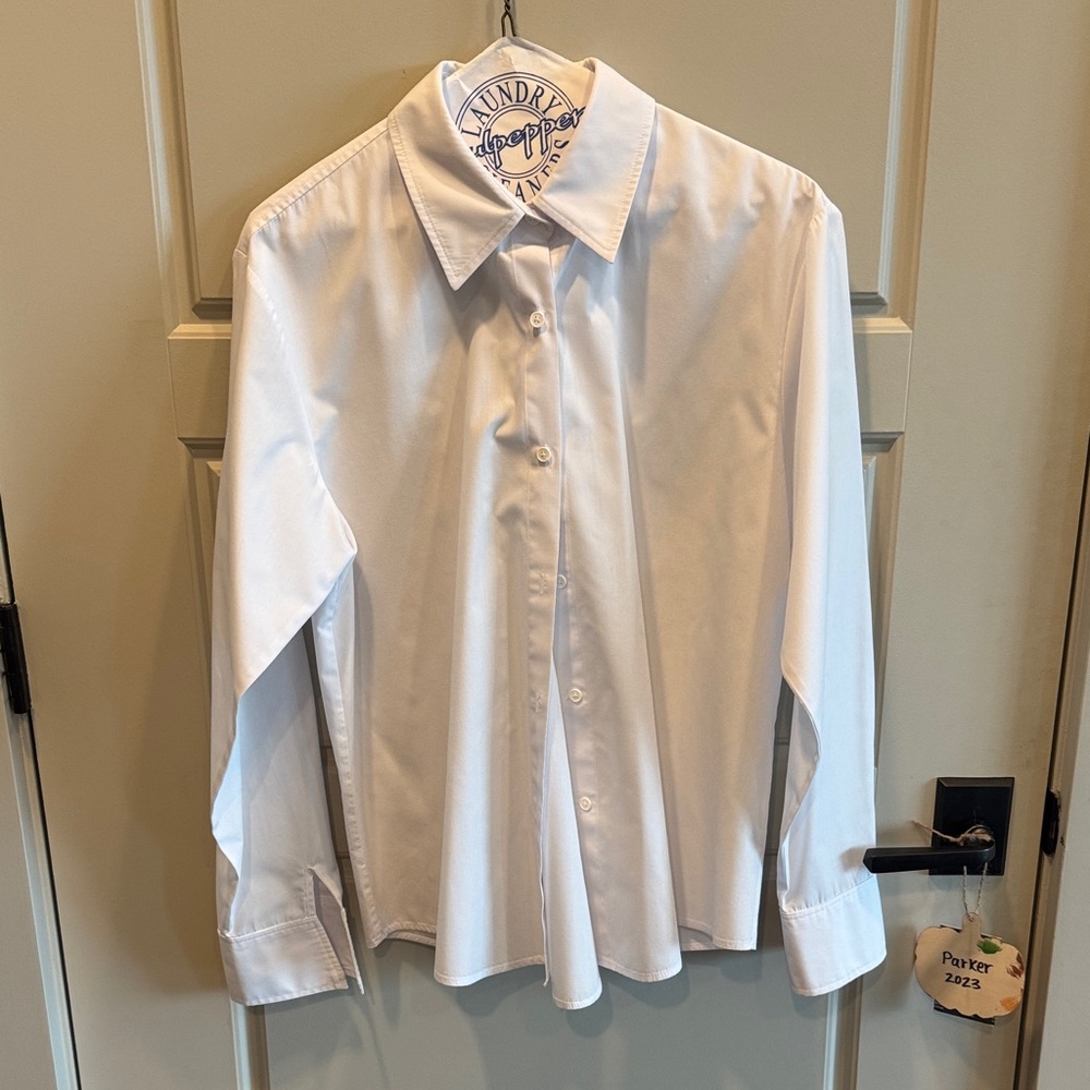 VERIE white button down blouse